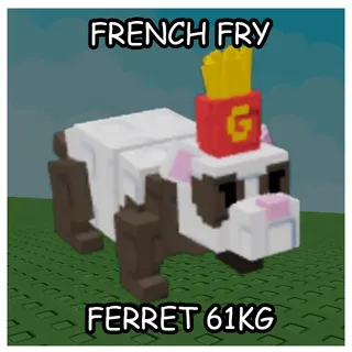 HUGE FRENCH FRY FERRET  | 60KG+ | GROW A GARDEN | FFF 20:00