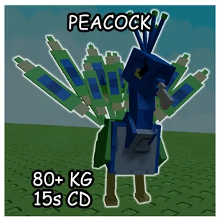 Titanic Peacock 80KG+ 15 sec Grow a garden 