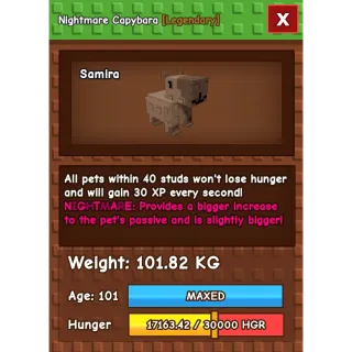 CAPYBARA COLOSSAL TITAN NIGHTMARE