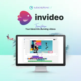 Invideo Studio Premium (Unlimited Plan) 1 year subscription