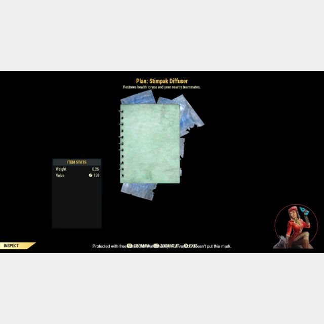 Plan | Plan Stimpak Diffuser - Game Items - Gameflip