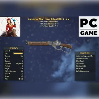 AA/50Crit/15R Lever Action Rifle