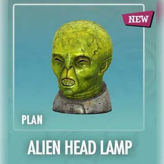 ALIEN HEAD LAMP PLAN