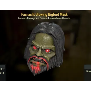 Fasnacht Glowing Bigfoot Mask