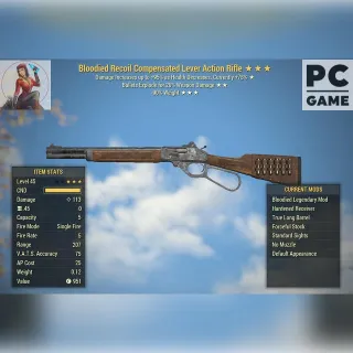 B/E/90 Lever Action Rifle