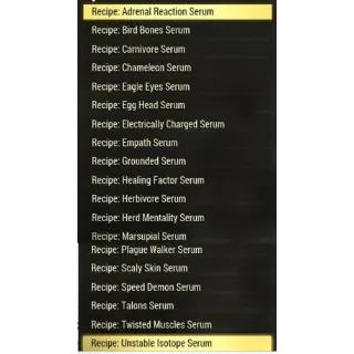 All 19 Mutation Serum Recipe