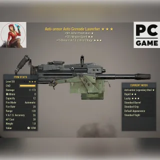 AA/25WS/15Crit Auto Grenade Launcher