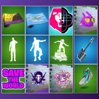 Fortnite Emote Pack | Vibrant Vibin’ | Hiccups | Lil' Armored Truck  