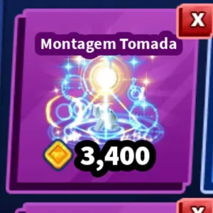 Montagem tomada