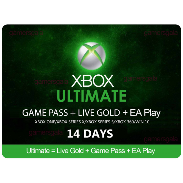 Xbox Live Gold + Game Pass (Ultimate) 14 Days 2 Weeks Trial Code Global