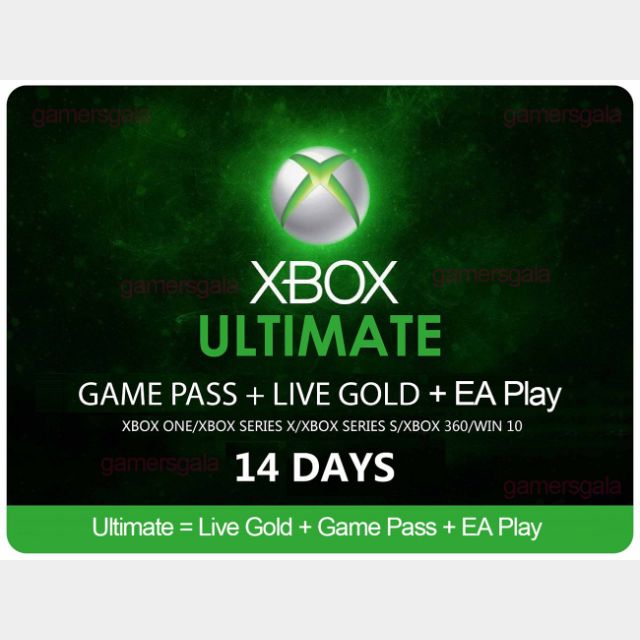 xbox game pass ultimate 14 days