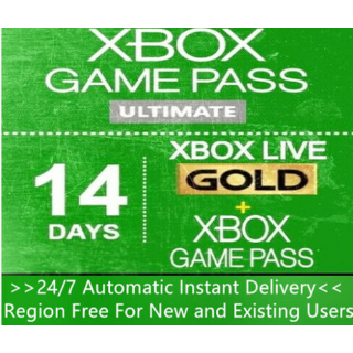 Xbox Game Pass Ultimate Live gold + Game pass 14 Days INSTANT