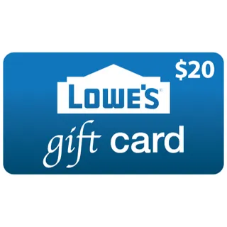 $20.00 Lowe's Gift Card [Instant Delivery]