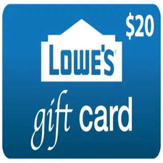 $20.00 Lowe's Gift Card [Instant Delivery]
