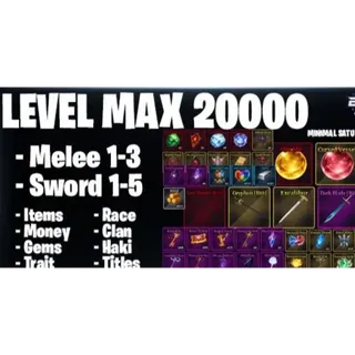 SAILOR PIECE ACCOUNT LVL 20.000