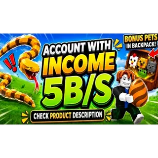 Steal an Egg | 1B-5B INCOME ACCOUNT (READ DESC)