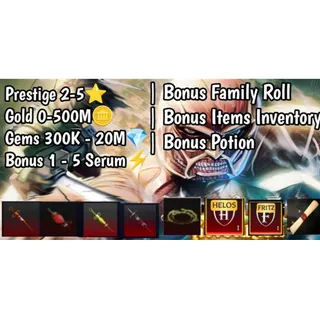 ATTACK ON TITAN REVOLUTION (AOTR) ACCOUNT