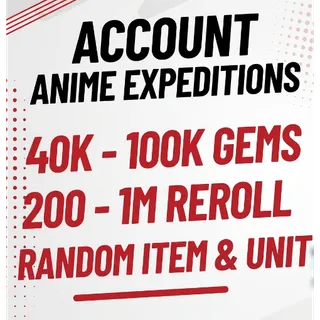 Anime Expeditions ACCOUNT