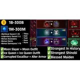 SAILOR PIECE |ACC/ACCOUNT MOON SLAYER SET