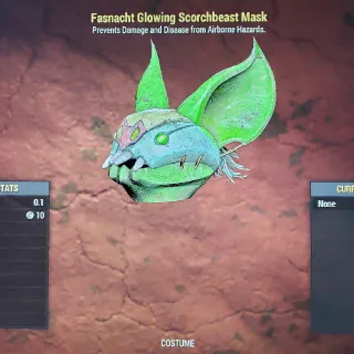 Glowing Scorchbeast Mask