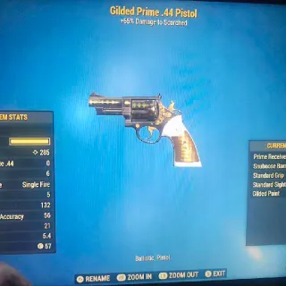 Legacy Gilded Pistol