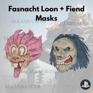 Fasnacht Loon + Fiend Masks