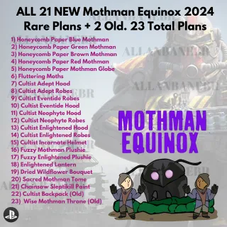 ALL 21 Mothman 2024 New Plans +2 Old