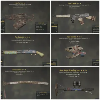 Weapon | 6 NEW Weapons Bundle