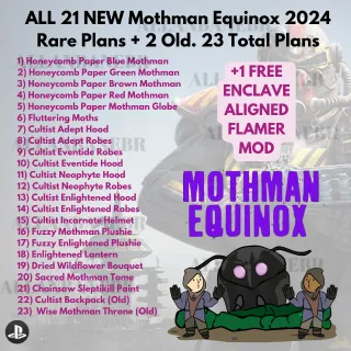 ALL 21 MOTHMAN 2024 NEW PLANS +MOD