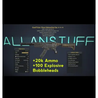 QE50 10mm Submachine Gun +Bundle