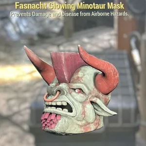 Glowing Minotaur Mask