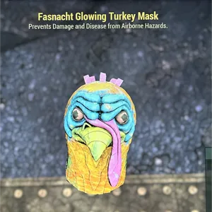 Glowing Turkey Mask