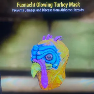 Glowing Turkey Mask
