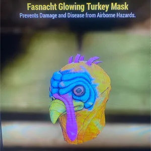 Glowing Turkey Mask