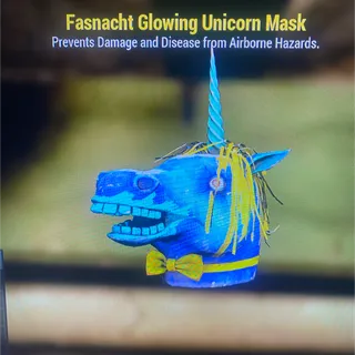 Glowing Unicorn Mask