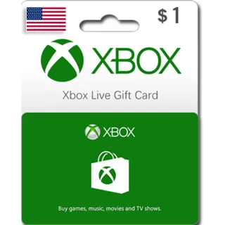 XBOX GIFT CARD 1 USD ⚡FAST DELIVERY