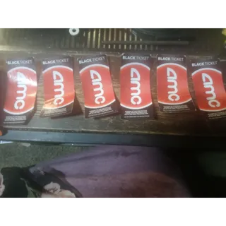 6 AMC MOVIE TICKETS