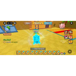 Lucky Block Rush x10 MAXED Diamond Toysini Mama 421.8b/s Without rebirth - Lucky block Rush