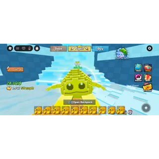 x10 MAXED  Gold Malame 222.8b/s Without rebirth - Lucky block Rush