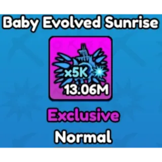 Pickaxe Simulator Baby Evolved Sunrise