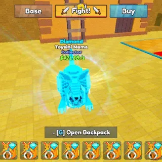 Lucky Block Rush x10 MAXED Diamond Toysini Mama 421.8b/s Without rebirth - Lucky block Rush