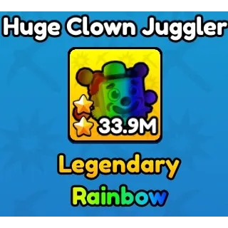 Pickaxe simulator rainbow huge clown juggler