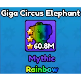 Pickaxe Simulator Rainbow Giga Circus Elephant