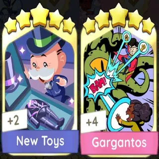 New Toys + Gargantos Monopoly Go Golden Blitz