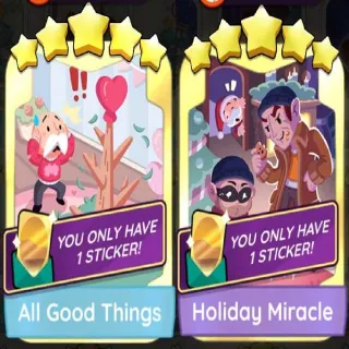 All Good Things + Holiday Miracle Golden Blitz Monopoly Go