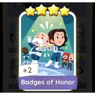 Badges Of Honor Monopoly Go