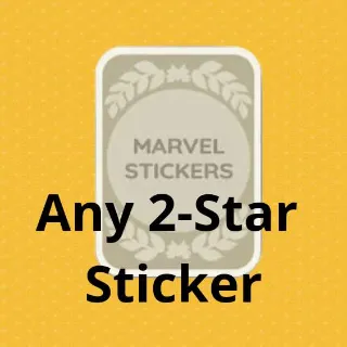 Any 2 Stars Sticker Monopoly Go