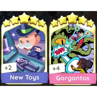 New Toys + Gargantos Monopoly Go Golden Blitz