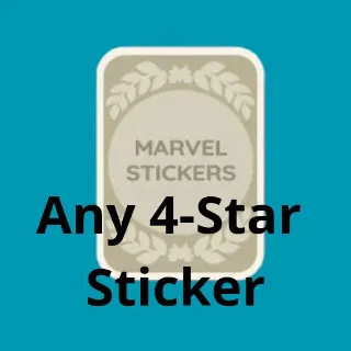 Any 4 Stars Sticker Monopoly Go