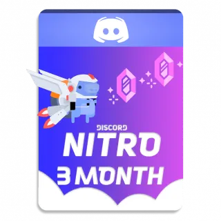 Discord Nitro 3 Months + 2 BOOSTS  ⭐ Instant delivery⭐